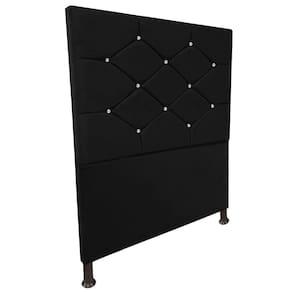 Cabeceira de Cama Box Solteiro 90cm Estofada Kasi New Preta