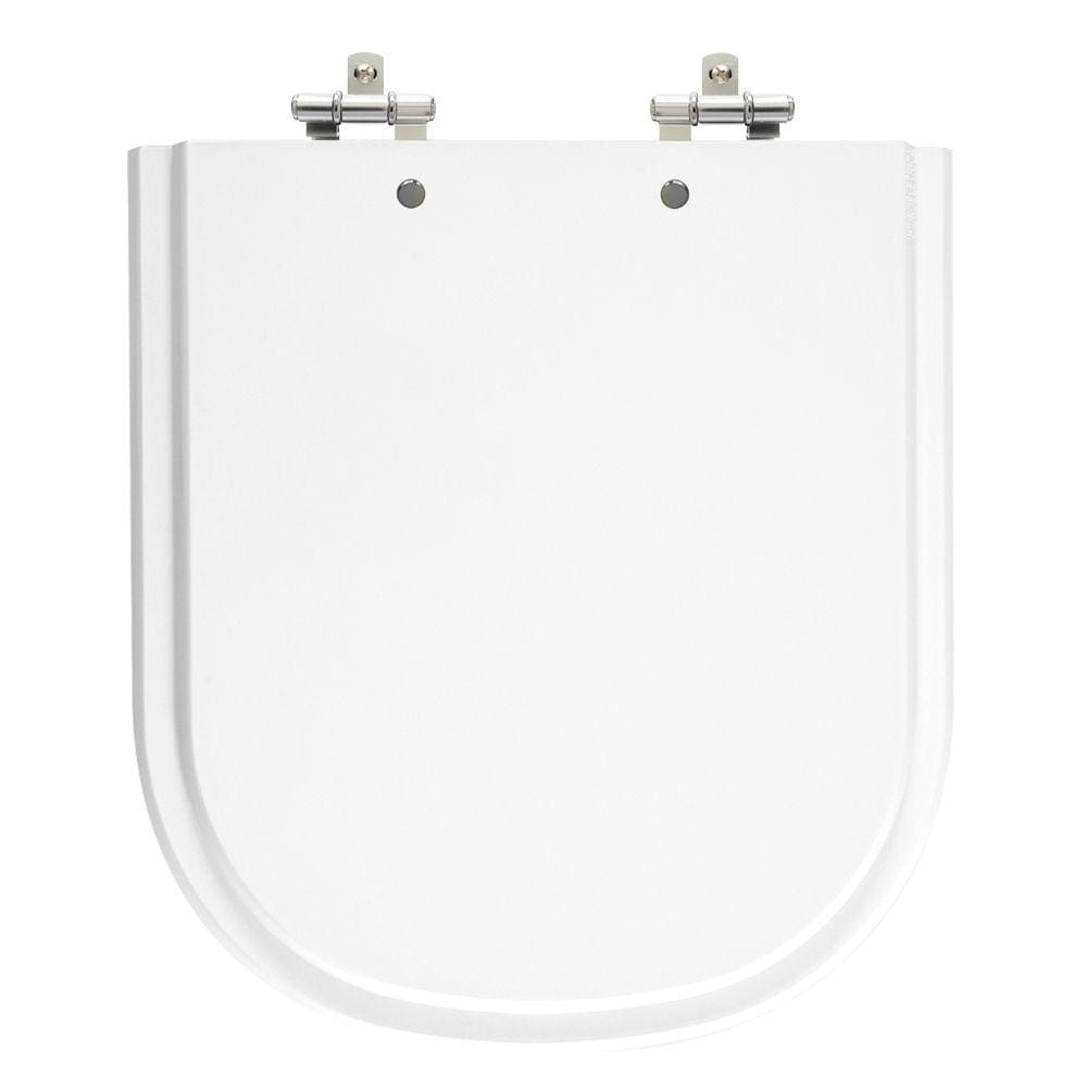 Assento Sanitário Etna Branco Tampa para Vaso Icasa de Madeira Laqueada