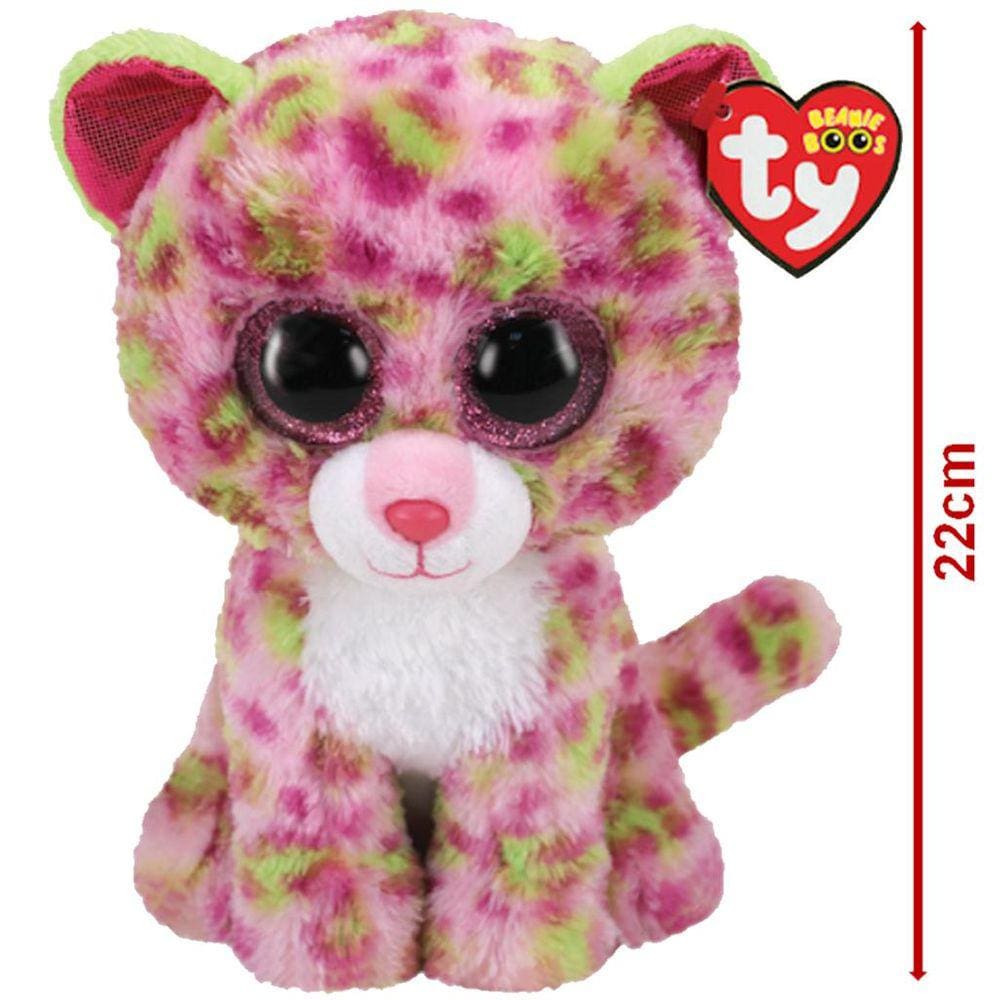 Pelúcia Leopardo Lainey Beanie Boos TY Colecionável 22cm