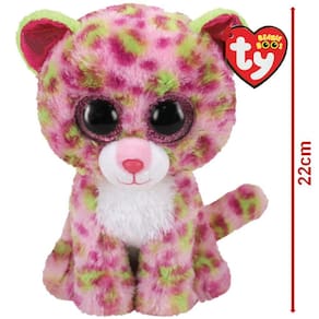 Pelúcia Leopardo Lainey Beanie Boos TY Colecionável 22cm