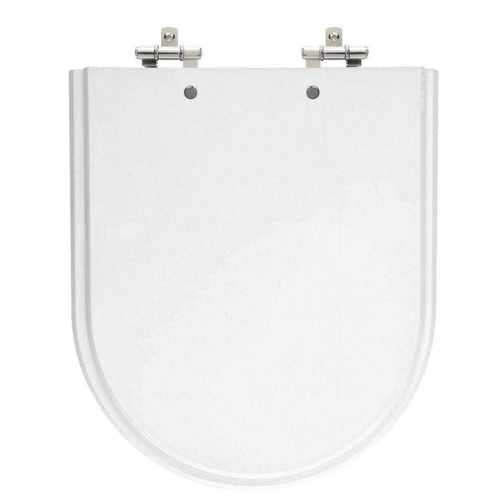 Assento Sanitário Duna Branco Tampa para Vaso Deca de Madeira Laqueada