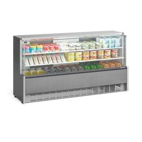 Vitrine Refrigerada Gelopar Universal 2,05 m Inox 220V GPDA-205R TI