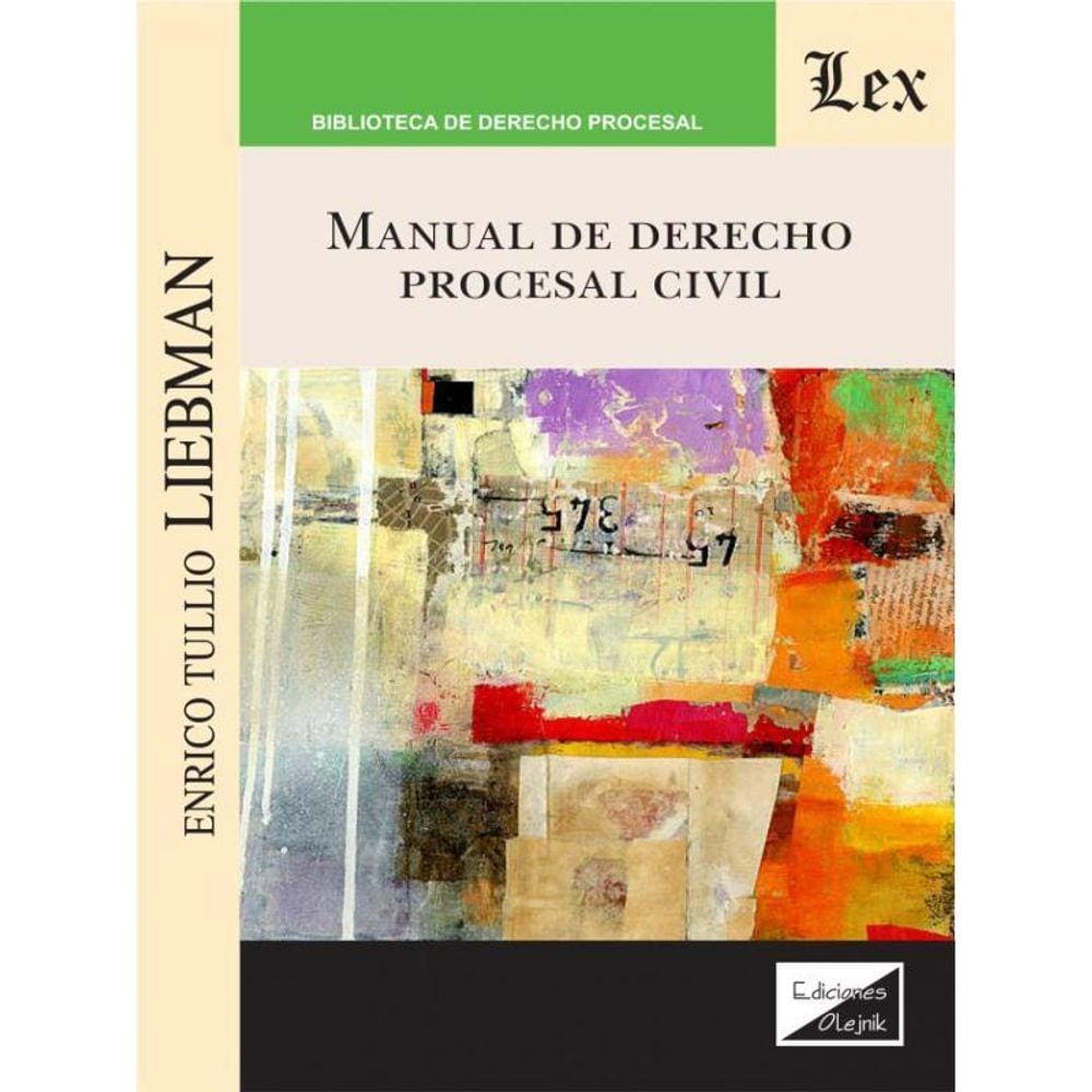 Manual De Derecho Procesal Civil