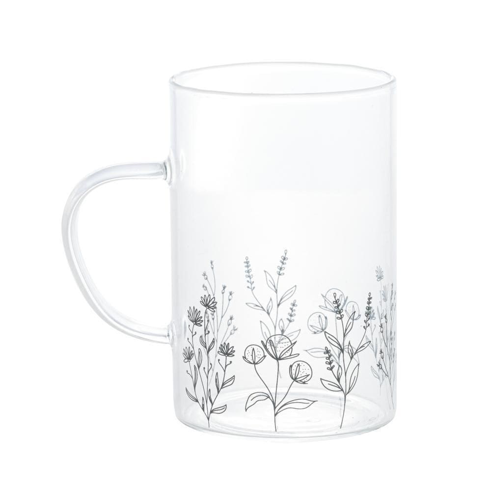 2 Canecas Wolff De Vidro Borossilicato Flor