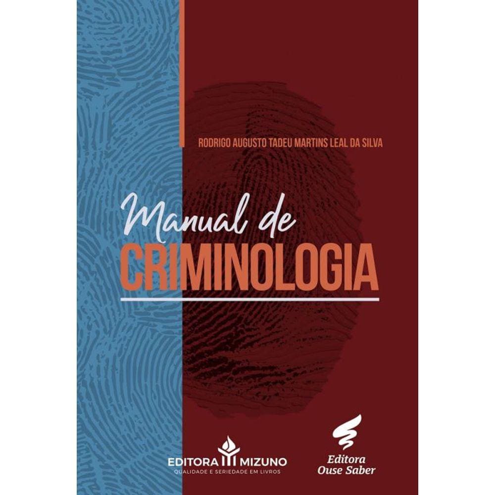 Manual de Criminologia