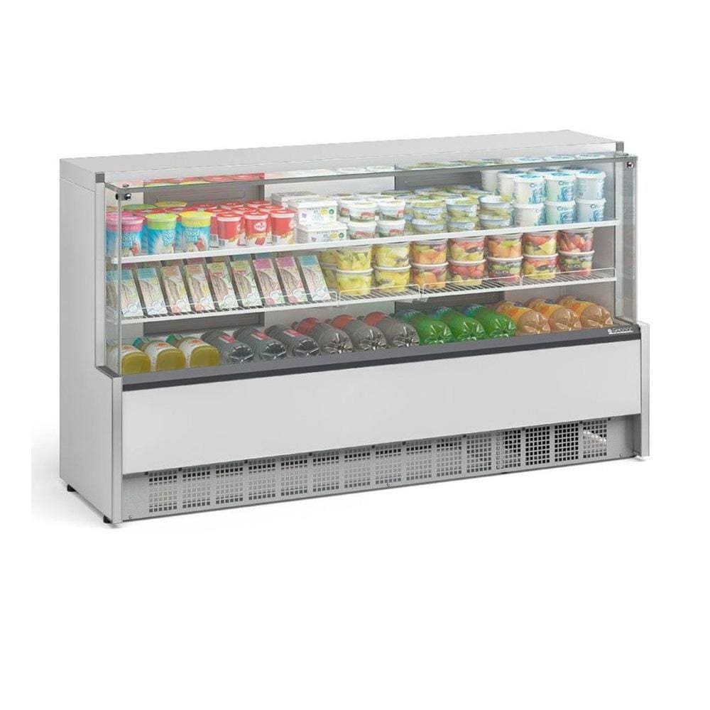 Vitrine Refrigerada Gelopar Universal 205 cm Branco 127V GPSA-205R