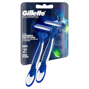 Gillette Corpo Aparelho de Depilação Corporal Descartável 2 Unidades