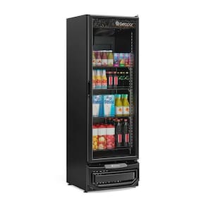 Refrigerador de Bebidas Vertical 450 Litros Preto 220V Gelopar GRV-45 LB
