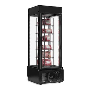 Vitrine Refrigerada Gelopar Giratória Preta 127V GEVG-075 PR