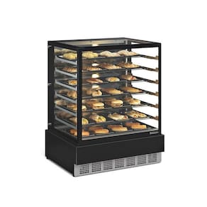 Vitrine Estufa para Salgados 100 cm Preto 220V Gelopar MGEE-100