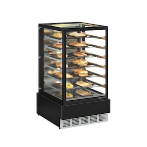 Vitrine Estufa para Salgados 70 cm Preto 127V Gelopar MGEE-070