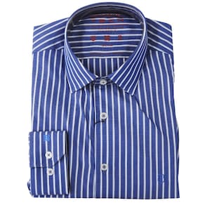 Camisa Individual Masculina Slim Manga Longa Wrinkle Free