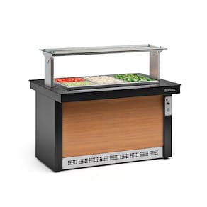 Buffet Refrigerado Gelopar 3 Cubas Preto 50-60Hz 220V GBRF-140