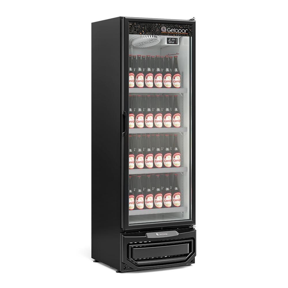 Refrigerador Expositor Vertical 45 Litros Preto 220V Gelopar GCBC-45