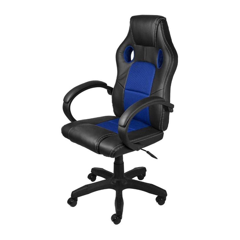 Cadeiraeira Gamer Raptor Azul Base Rodízio