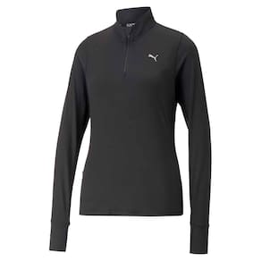 Camiseta Puma M/L Run Favorite Zip Feminina 523170-01