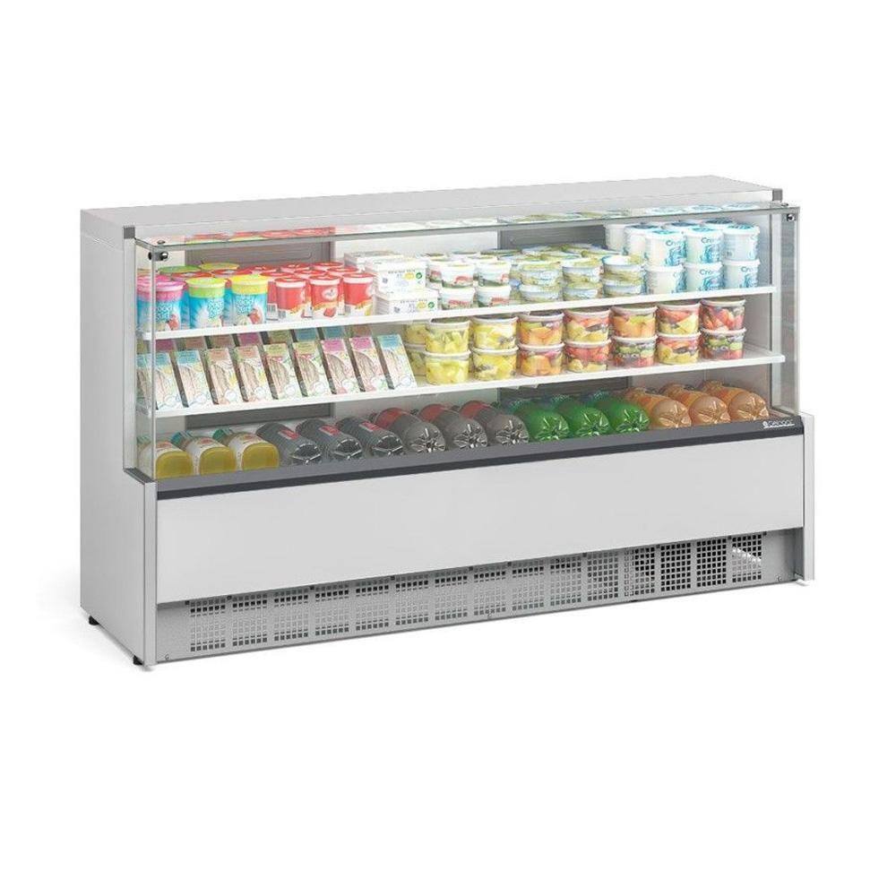 Vitrine Refrigerada Gelopar Universal 2,05 m Branco 127V GPDA-205R
