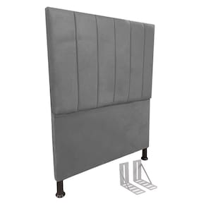 Cabeceira de Cama Box Viúva + Frame 130cm Estofada Laura Cin