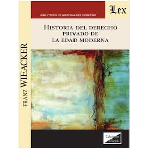 Historia Del Derecho Privado De La Edad Moderna