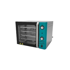 Forno Turbo Convector Elétrico Smart Basic 4 Esteiras Inox E Painel Turquesa Fcsb4e - Venâncio 220v