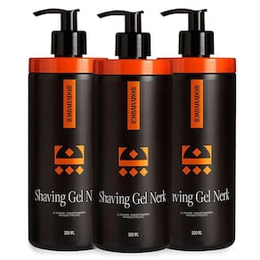 Kit 3 Shaving Gel De Barbear Nerk Embaixador 500Ml