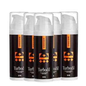 Kit 5 Blend Crescimento Barba E Cabelo Turbodil Embaixador 30Ml