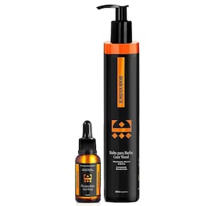 Kit 01 Óleo Para Barba Goot Wood + 01 Balm Goot Wood Embaixador 300Ml