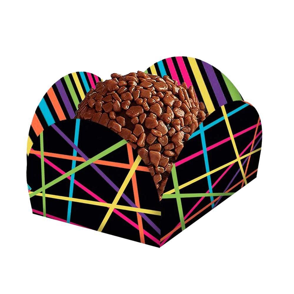 Forminha para Docinho - Festa Neon - 40 unidades