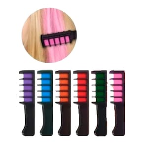 Pente Color Fashion 6 Cores Neon