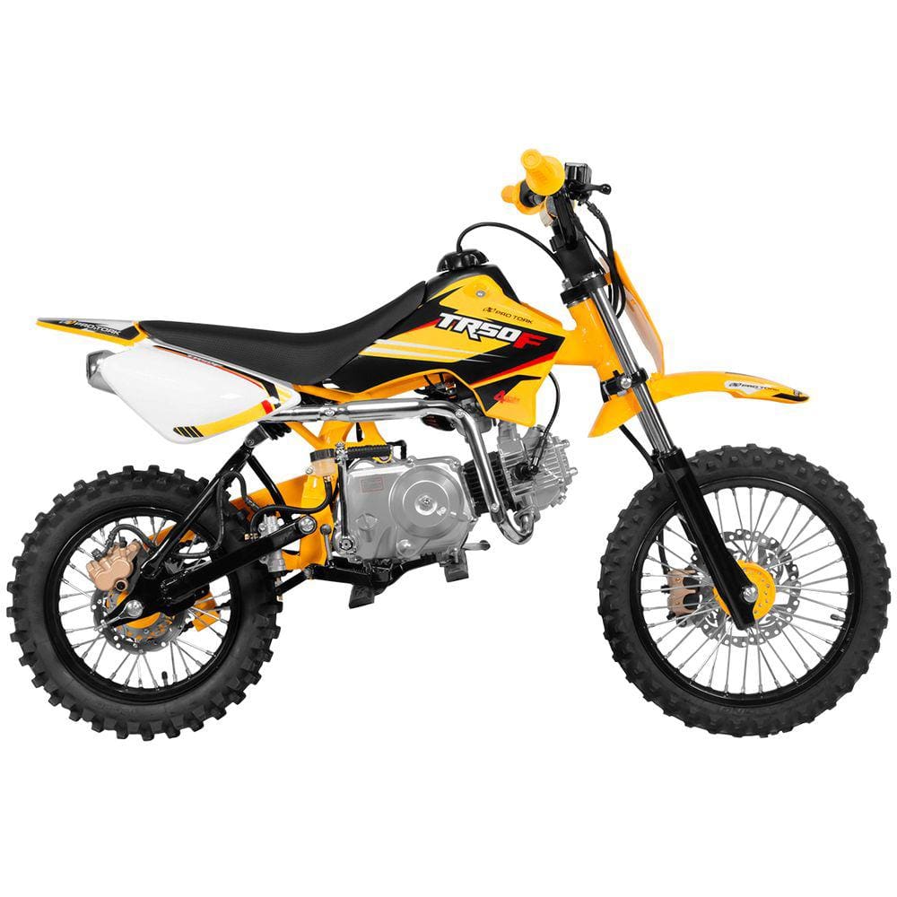 Mini Moto Infantil Gasolina 2 Tempos 49CC Cross Trilha Off Road Importway  WVDB-006 Dirt Preta