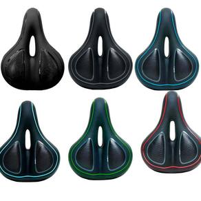 Selim Gel Grande 260x200mm Unissex Bike Passeio Mtb Elastômero Absolute