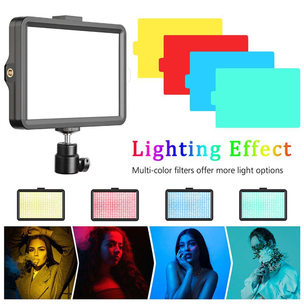 Iluminador De Led Regulável  Com Mini Tripé