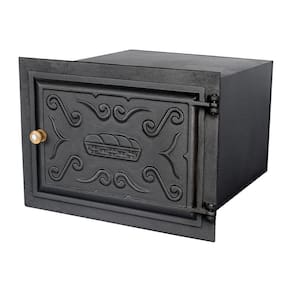 Forno Quadrado Frente Ferro Fundido Caixote 0,90Mm Grande