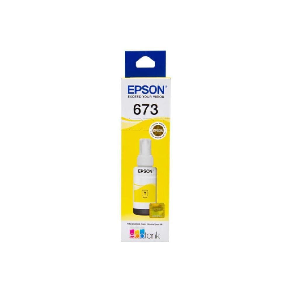 Refil Tinta Epson T673420 Amarelo L800, L805 e L1800