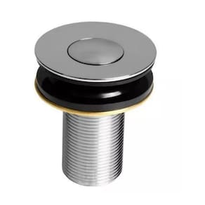 Válvula Click Inox Para Cuba De Vidro E Louça Cr. S/ladrão