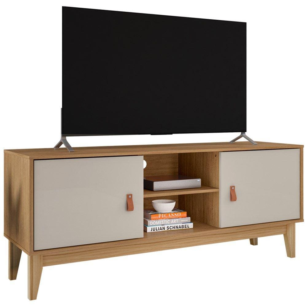 Rack Bancada Para Tv 40 Pol 135 Cm 011095 Cedro Off White DCASA