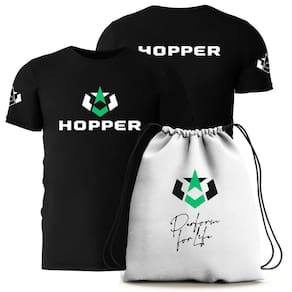 Camsieta Dry Fit Preto M + Mochila Esportiva - Hopper