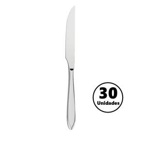 Kit Talheres Faca de Churrasco 30 Peças Laguna Aço Inoxidável para Restaurante Tramontina