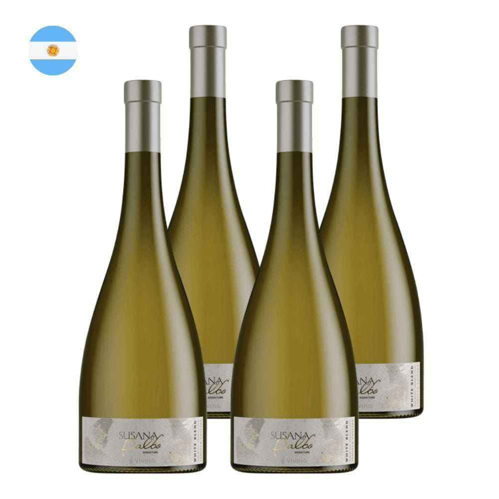 Kit 4 Vinhos Susana Balbo Signature White Blend Branco Argentina 750ml