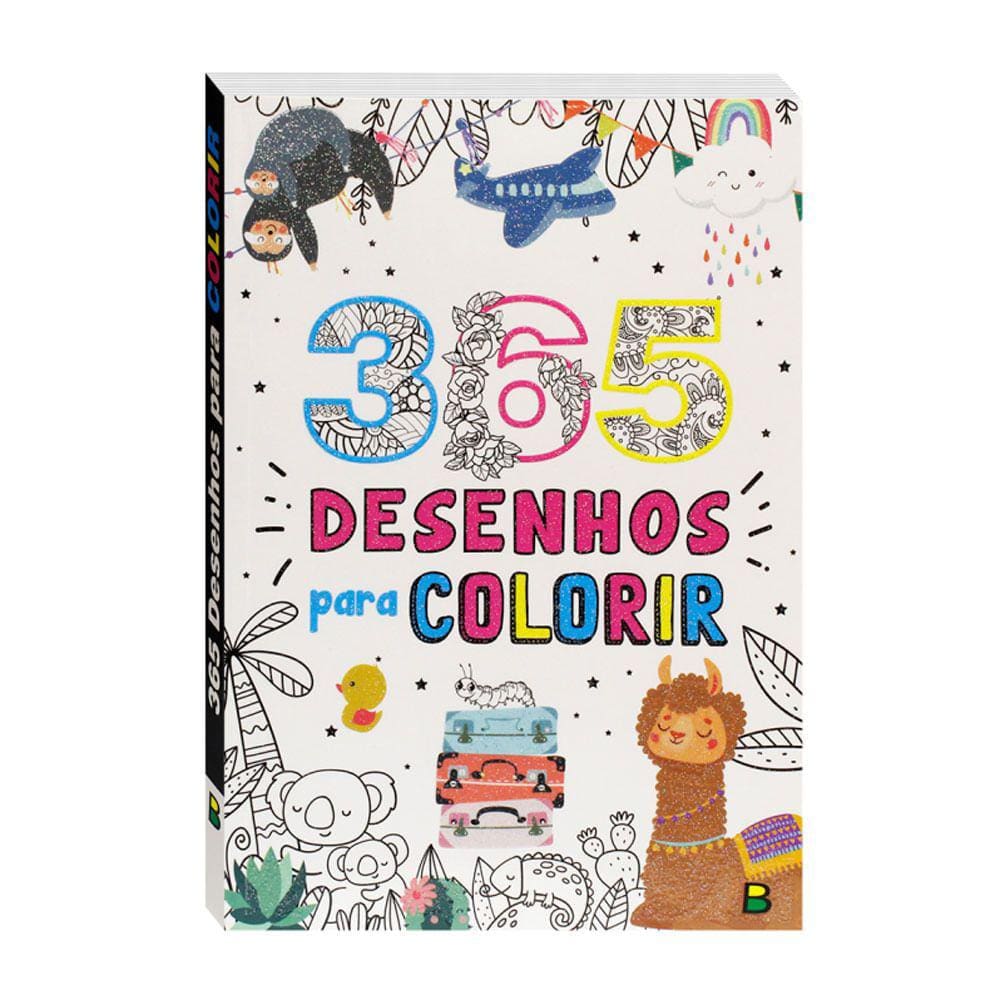 Livro 365 Atividades e Desenhos Para Colorir Barbie - Magic Grupo