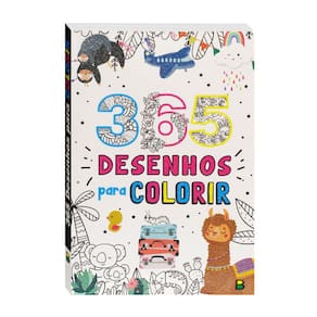 Livro Infantil 365 Desenhos para Colorir