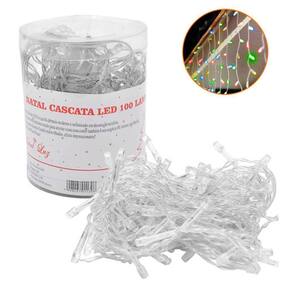 Pisca Pisca Natal Cascata Led Colorido 100 Lâmpadas 127V - Casambiente
