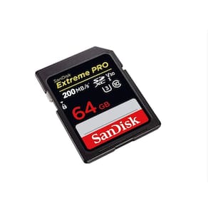 Cartão De Memória Sandisk Extreme Pro 64gb  Sdxc 200mb/s 4k