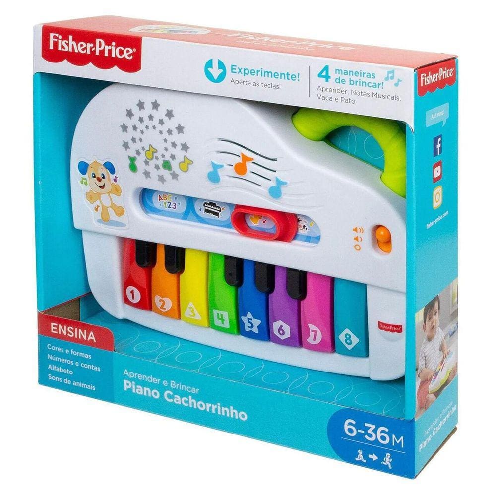 Mini Leão Teclado Infantil - Fisher Price