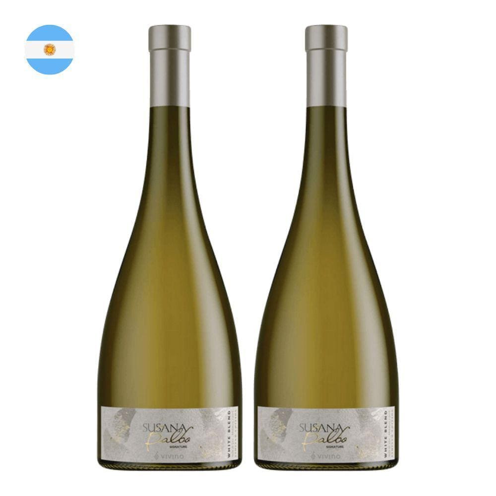 Kit 2 Vinhos Susana Balbo Signature White Blend Branco Argentina 750ml