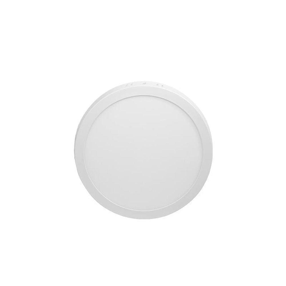 Painel Led Plafon Redondo Sobrepor 24W 3000K Taschibra