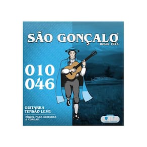 Encordoamento Guitarra Sao Goncalo 010 Niquel