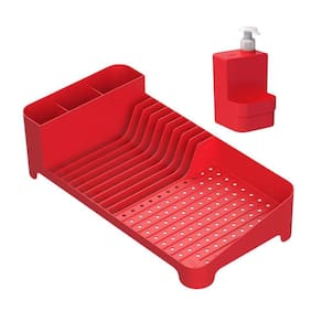 Kit Organizador Pia Cozinha Escorredor Louças - Bege