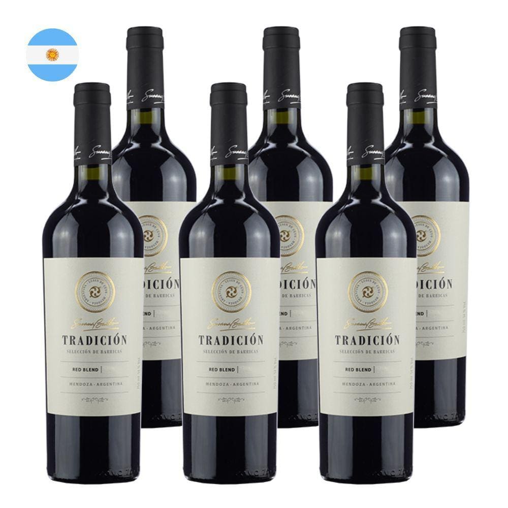 Kit 6 Vinhos Susana Balbo Tradición Red Blend Tinto Argentina 750ml