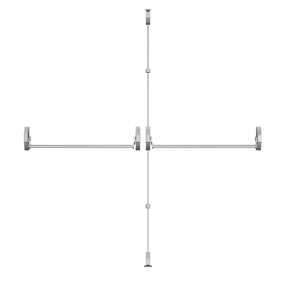 Kit 02 Barra Antipânico de Segurança Para Porta De Emergência 02 Folhas